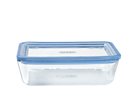 Zero Plastic - Rectangular storage box 100% glass