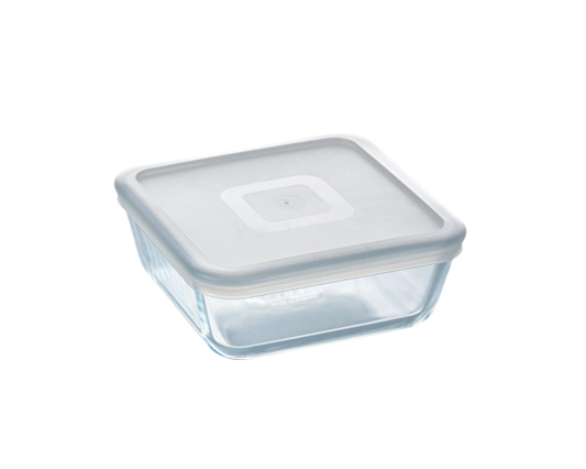 Storage box, food storage box, storage box with lid, pyrex, glass storage box, glass food storage box with lid, borosilicate glass