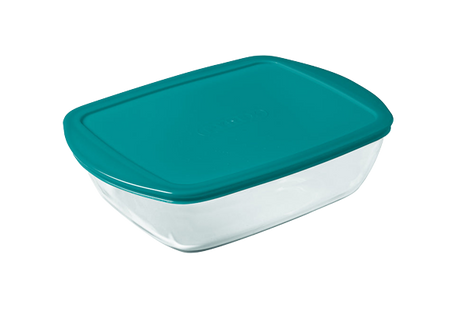 Cook & Store - Rectangular glass dish with lid