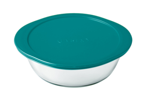 Round glass dish with lid - Cook & Store