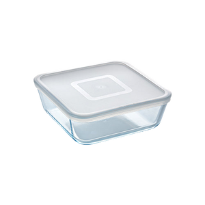 Storage box, food storage box, storage box with lid, pyrex, glass storage box, glass food storage box with lid, borosilicate glass
