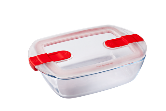 storage box with lid, food storage box, storage box with microwave compatible lid , pyrex, borosilicate glass