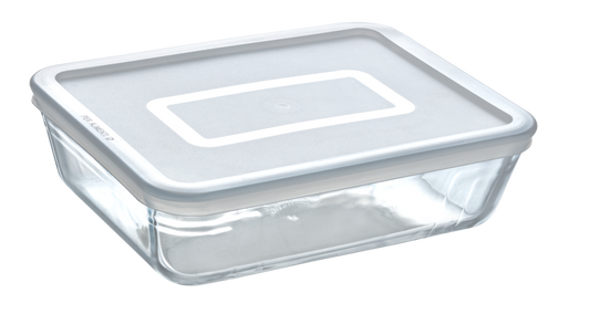 Storage box, food storage box, storage box with lid, pyrex, glass storage box, glass food storage box with lid