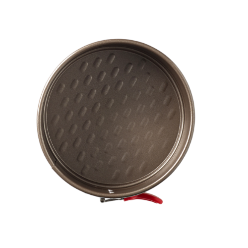 Round metal springform pan with silicone handle - asimetriA