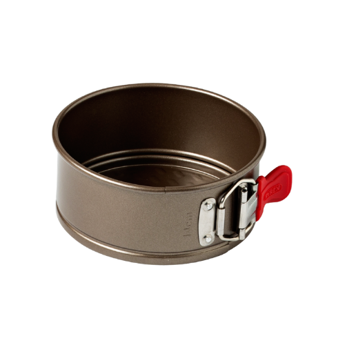 Round metal springform pan with silicone handle - asimetriA