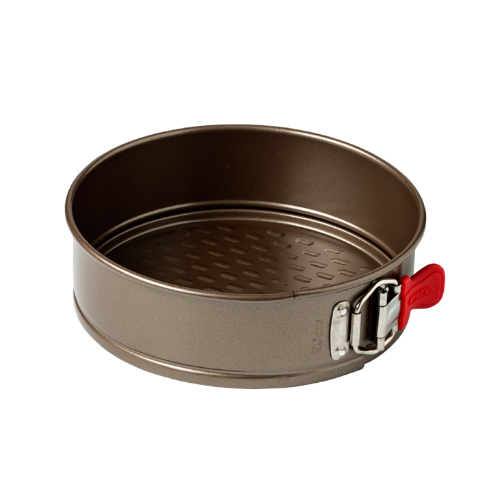 Round metal springform pan with silicone handle - asimetriA