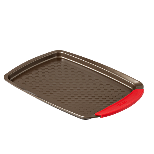 Metal baking tray with silicone handle - asimetriA