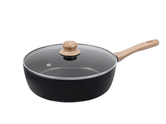 Deep frying pan with lid Cook&Care