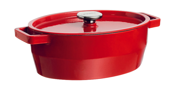 Oval cast iron casserole dish - SlowCook