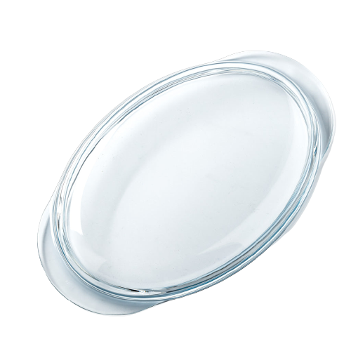 Replacement lid - Large size oval glass casserole dish.