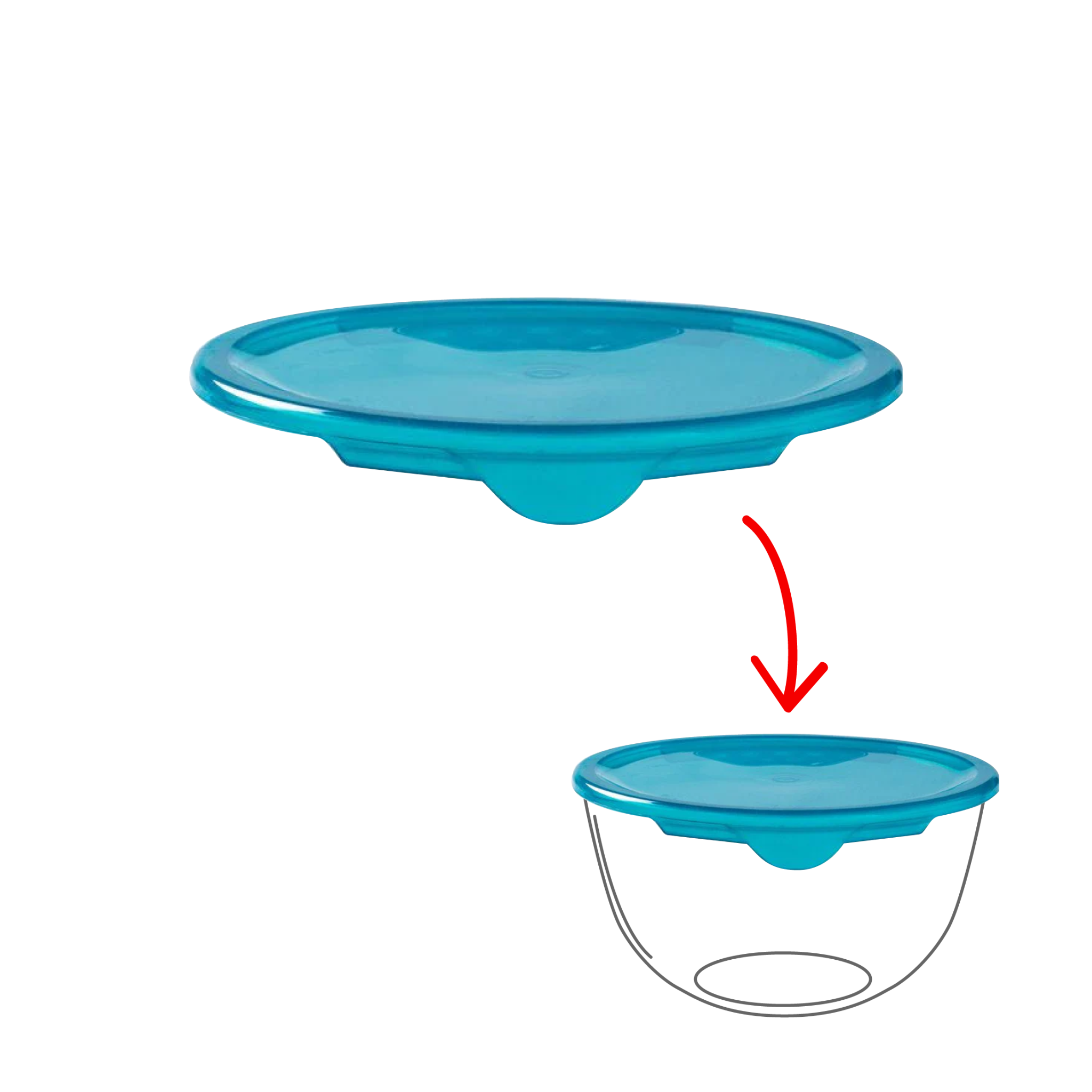 Prep & Store Round Replacement Lid