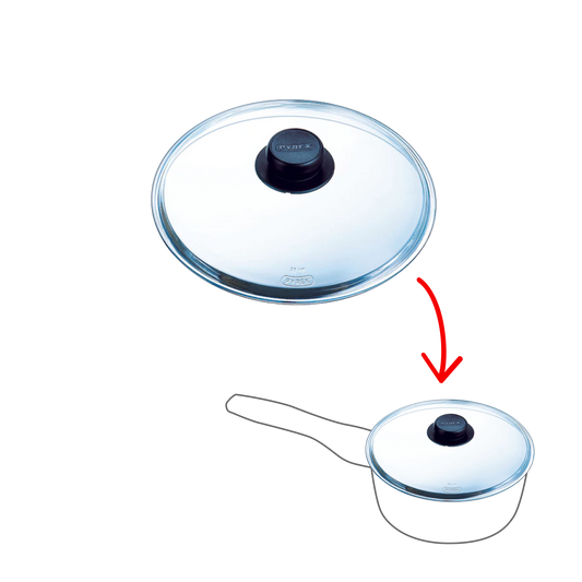 Glass lid not microwave safe - Classic