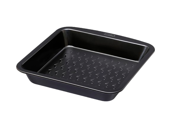 Square metal oven dish with easy grip - GLIDE