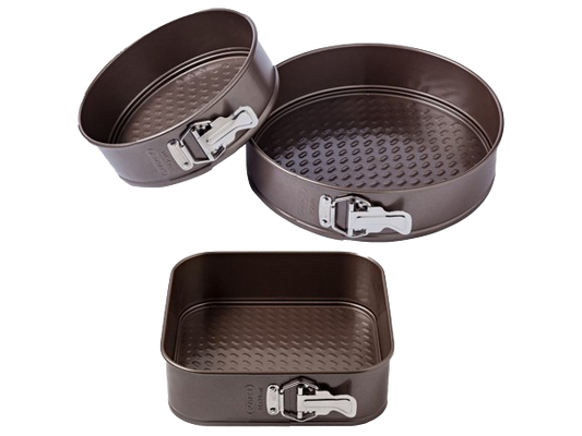 Set of 3 metal springform pans - asimetriA