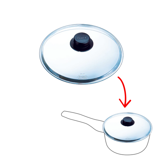 Glass lid not microwave safe - Classic