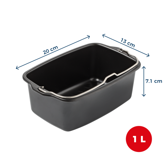 Metal loaf tin for air fryer with handle