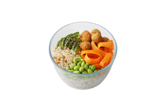 pyrex, borosilicate glass, pokebowl, sladier, glass bowl