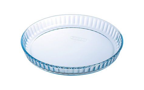 Glass round tart tin