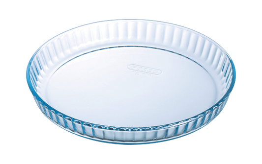 Glass round tart tin