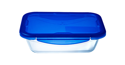 Airtight lunch box, airtight storage box, watertight, lunch box, pyrex, borosilicate glass