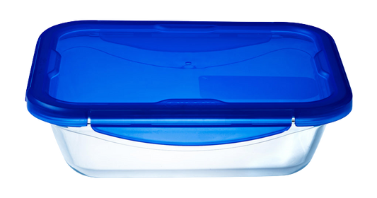 Cook & Go - Rectangular waterproof glass storage container compatible air fryer