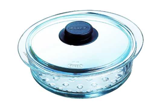 Steam cooking - Steamer basket and glass lid