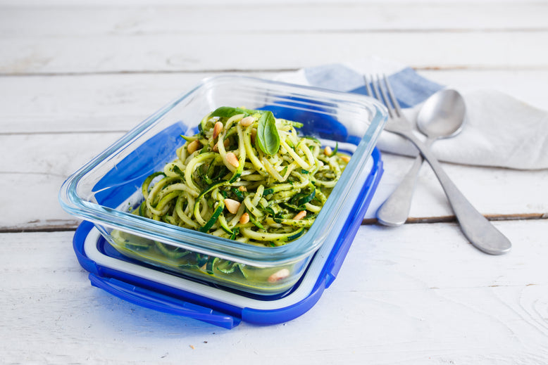 Courgetti with Basil Lime Pesto