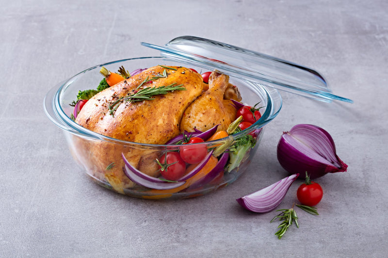 Glass casseroles