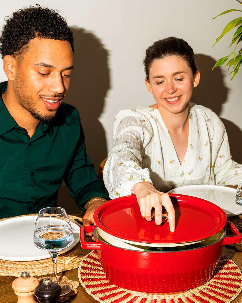 Cast iron casseroles