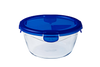 Cook&Go - Round glass storage container with waterproof lid