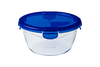 Cook&Go - Round glass storage container with waterproof lid