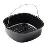 Square air fryer metal dish