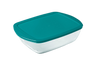 Cook & Store - Rectangular glass dish with lid compatible air fryer