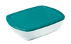 Cook & Store - Rectangular glass dish with lid compatible air fryer
