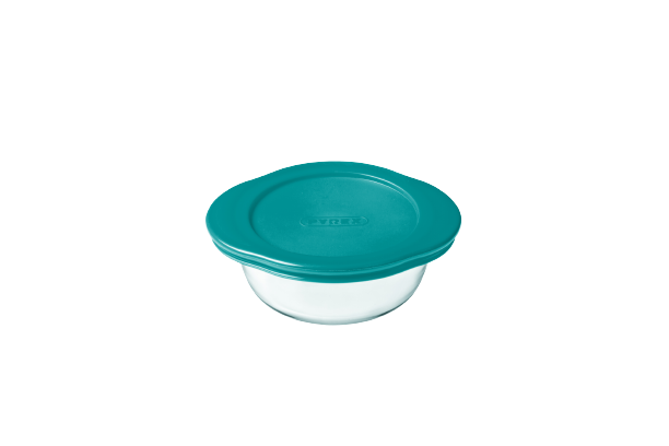 Cook & Store - Round glass dish with lid compatible air fryer