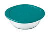 Cook & Store - Round glass dish with lid compatible air fryer