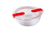 Round glass casserole dish - compatible air fryer
