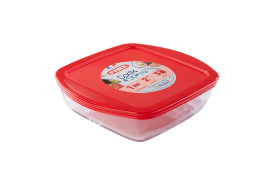 Cook&Store - Square glass storage dish with lid