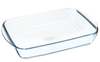 Rectangular glass oven dish specially designed for lasagne.
