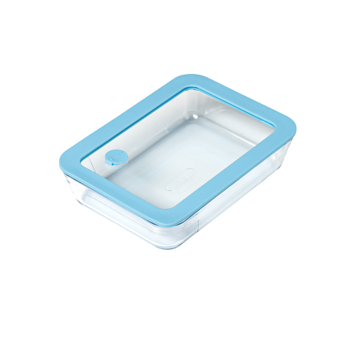Vision - Rectangular food storage container 100% in glass