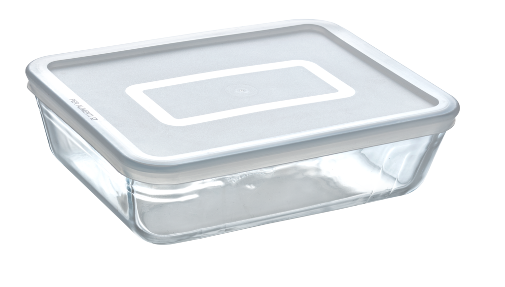 Storage box, food storage box, storage box with lid, pyrex, glass storage box, glass food storage box with lid