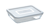 Cook & Freeze - Rectangular glass dish with special freezer lid compatible air fryer