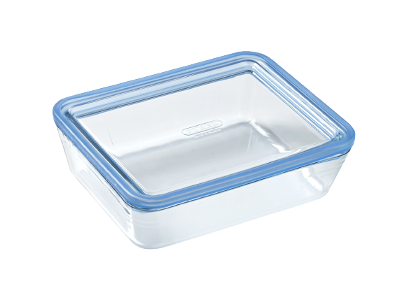 Zero Plastic - Rectangular storage box 100% glass