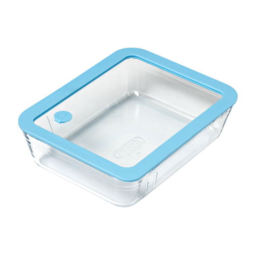 Vision - Rectangular food storage container 100% in glass