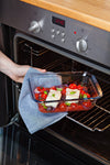 Cook & Go - Set of 3 Glass Lunch Boxes cm with airtight lid