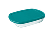 Cook & Store - Rectangular glass dish with lid compatible air fryer