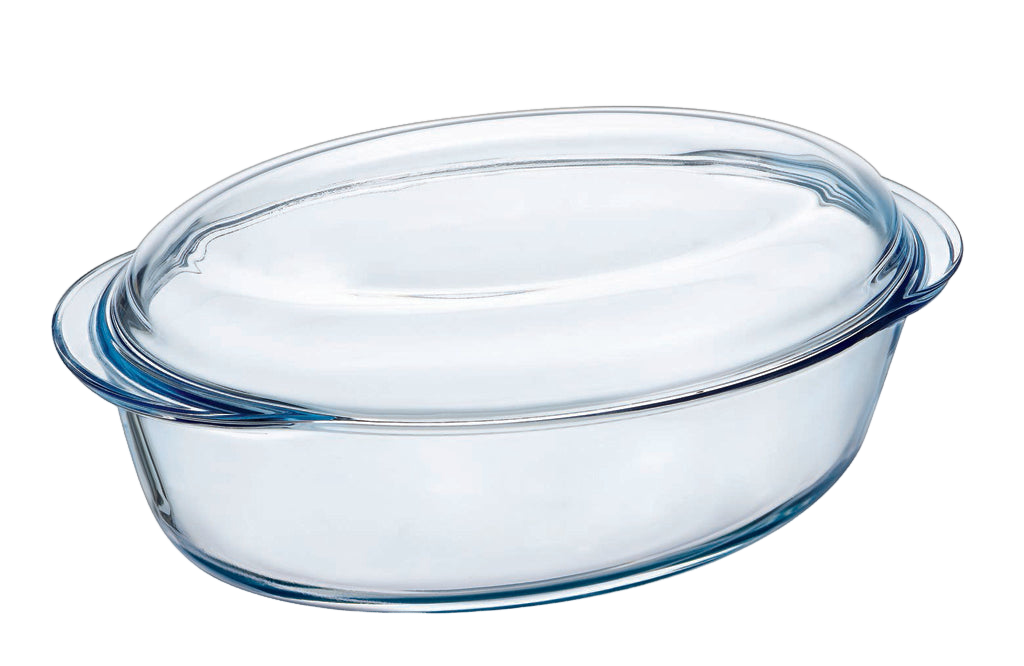 Replacement lid - Large size oval glass casserole dish.