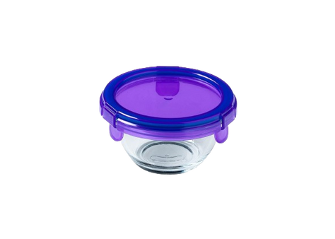 Cook & Go - Mini glass bowl with leak-proof lid 0.20L