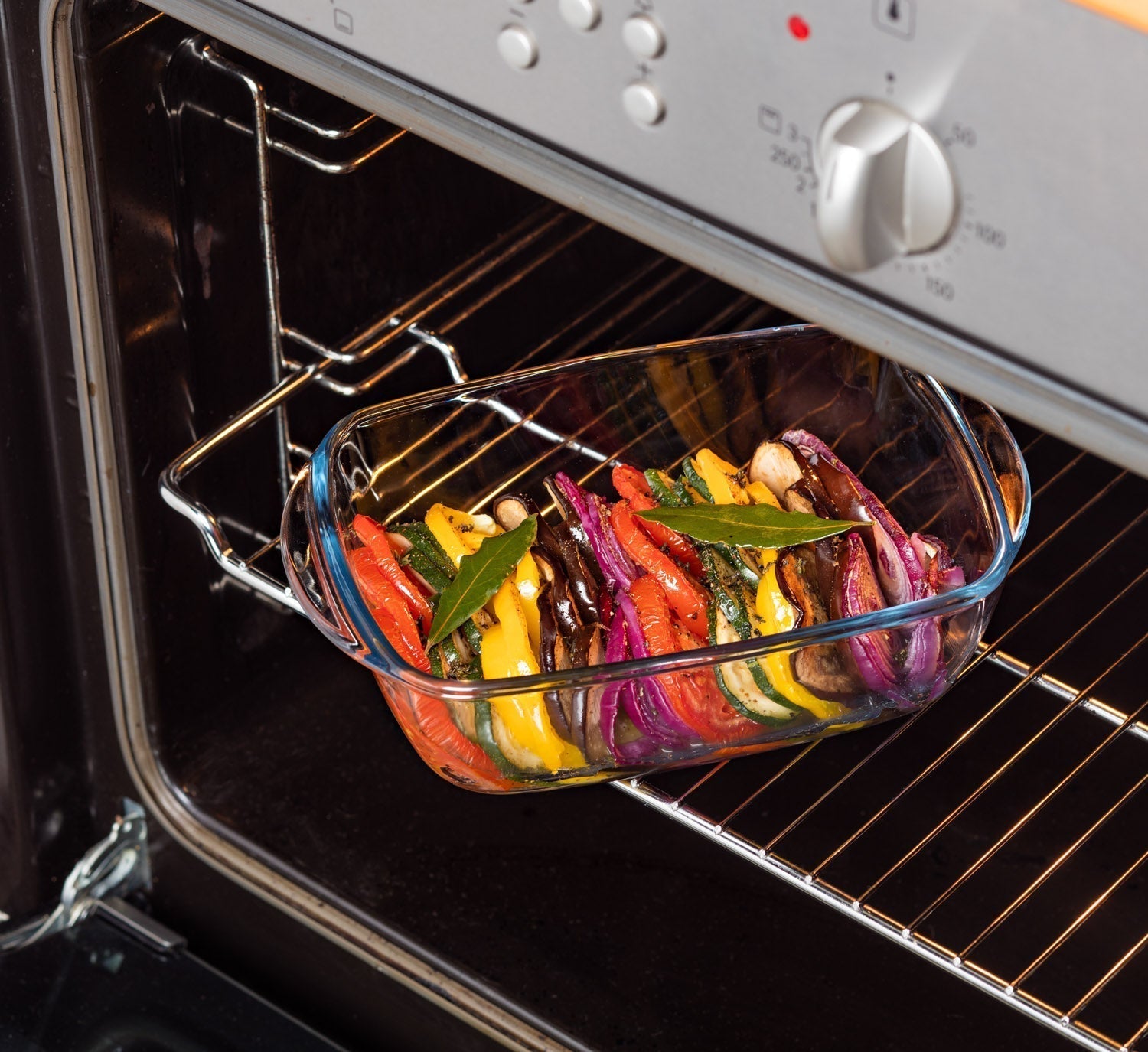 Cook & Store - Set of 3 Square Glass Dishes with Lid 0.35 L + 1.0 L + 2.2 L
