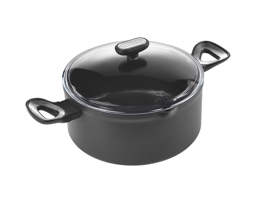Origin+ Non-Stick Aluminium Induction Stewpot with lid